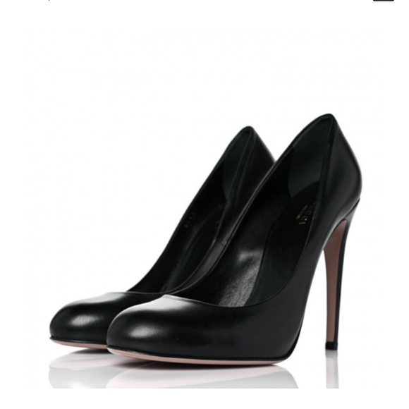 🛑GUCCI Malaga Kid Leather Pump - Picture 1 of 8